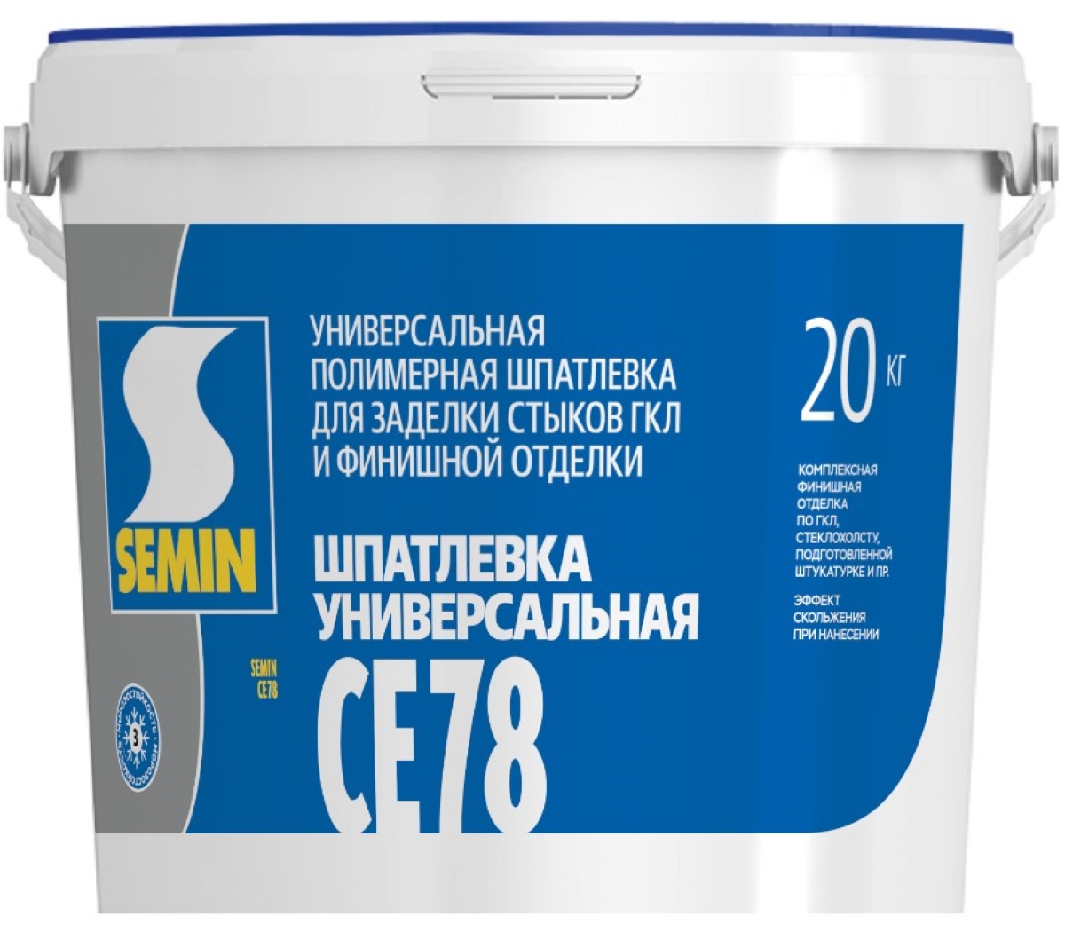 Шпаклевка полимерная SEMIN СЕ78 20кг