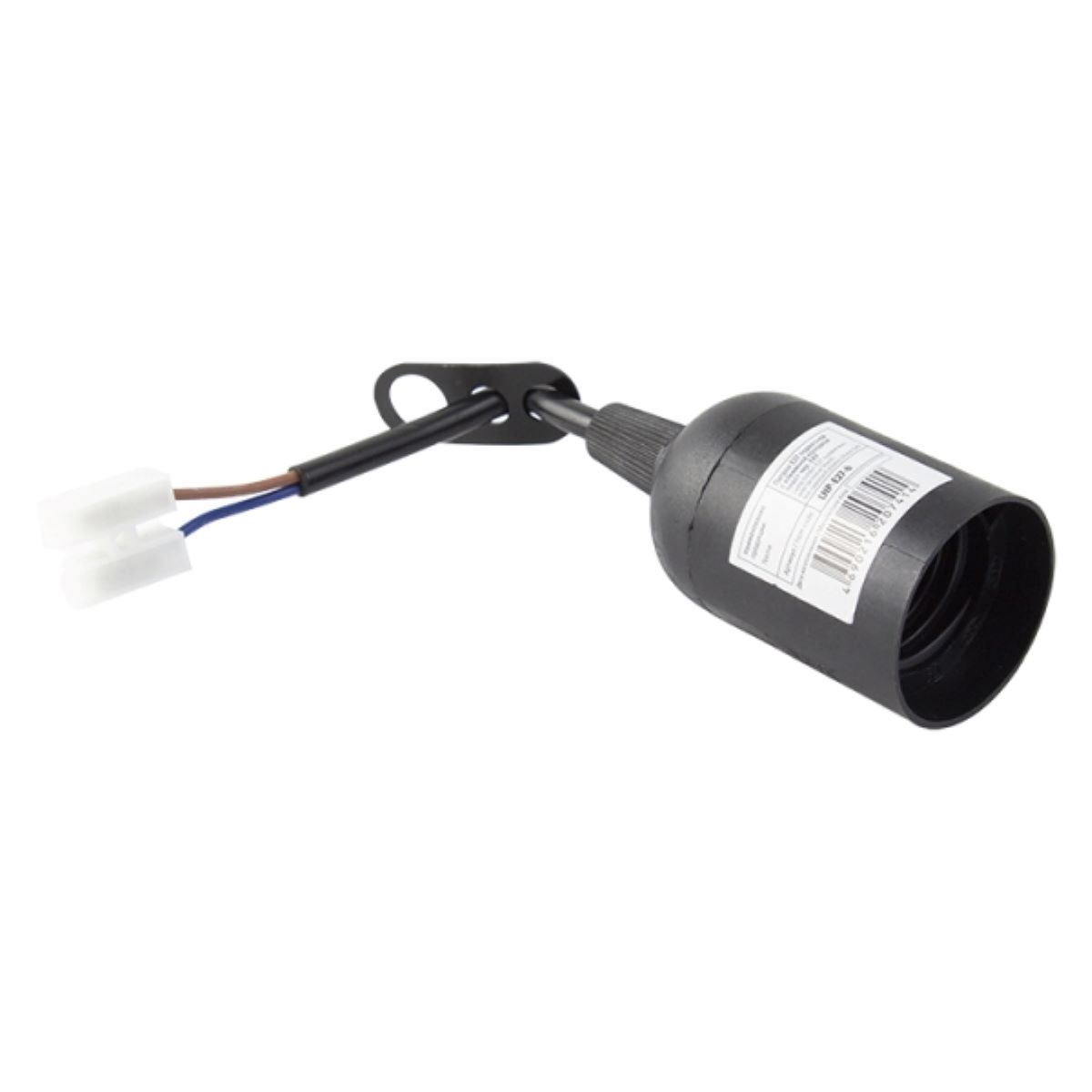 Патрон Е27 карболитовый подвесной с клеммами TDM