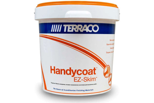 Шпатлевка универсальная Terraco Handycoat EZ-Skim (слой до 2мм, легкое затирание) белый 25 кг 