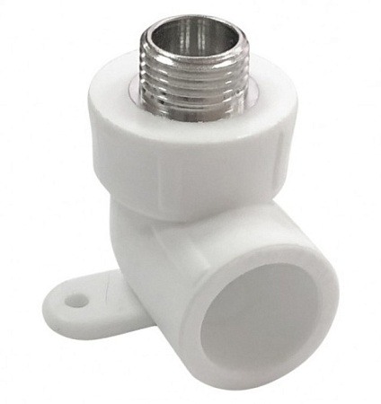 Уголок 90гр с мет н-р креп 20x1/2''ProAqua Б(10)