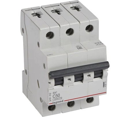 Авт. выкл. 3П 50А С 4,5кА Rx3 Legrand (4)