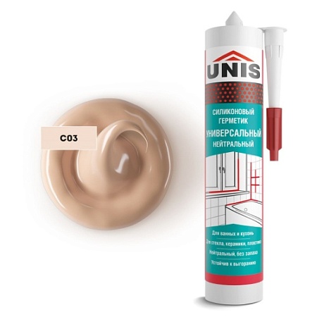 Затирка-герметик силиконовая Юнис UN-80 C03 багамы 300 мл