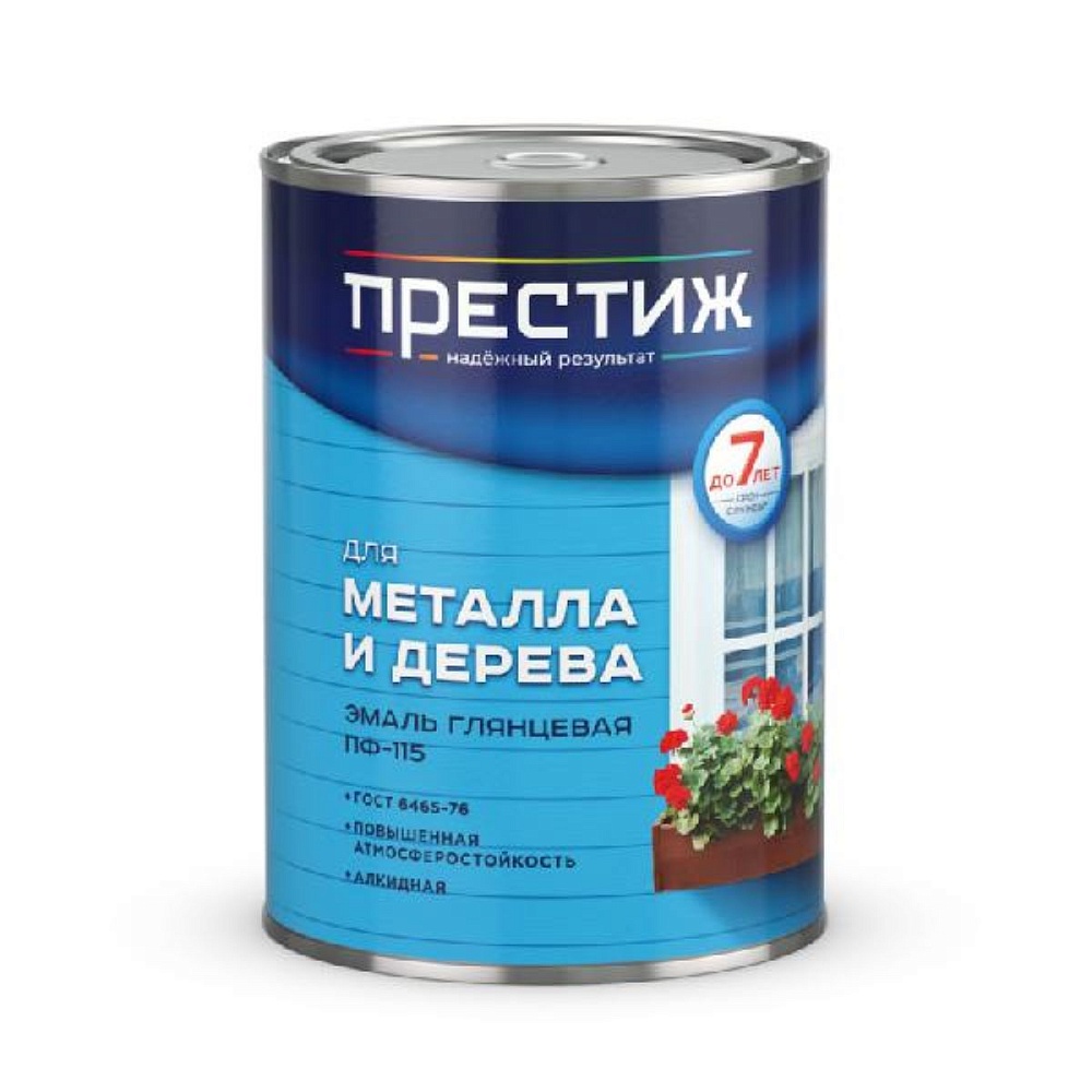 Эмаль ПФ-115 ПРЕСТИЖ черная 6 кг (2)