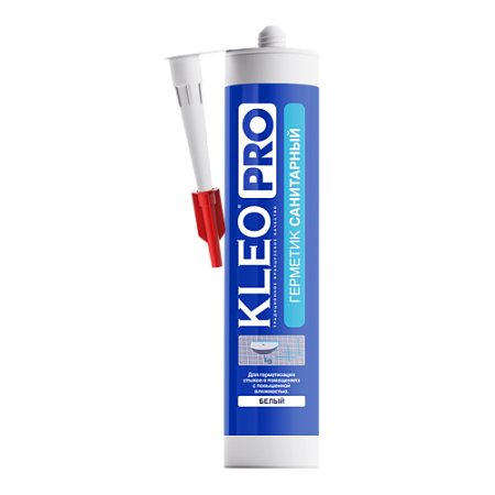 Герметик KLEO PRO санитарный белый 280мл (12)