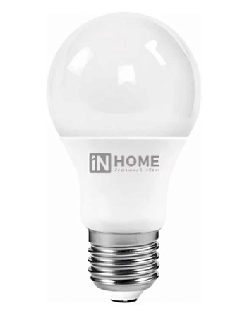 Лампа светодиодная IN HOME-А60-15Вт-6500K-Е27-1350Лм