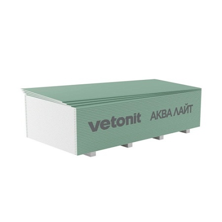 ГКЛ Vetonit Аква Лайт 2500х1200х9,5 мм (66)