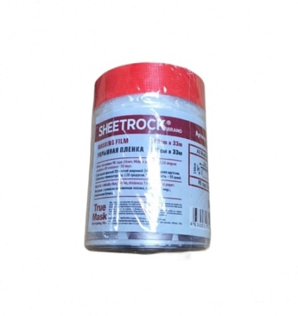 Пленка защитная SHEETROK фасадная с клейкой лентой 140смх33м 120с 30дней 7мкр