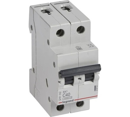 Авт. выкл. 2П 40А С 4,5кА Rx3 Legrand (6)
