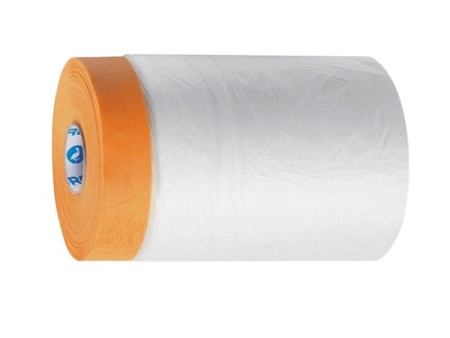 Пленка защитная Master Color Clever Cover 7 мкм 2,7х17 м с золотистой малярной лентой