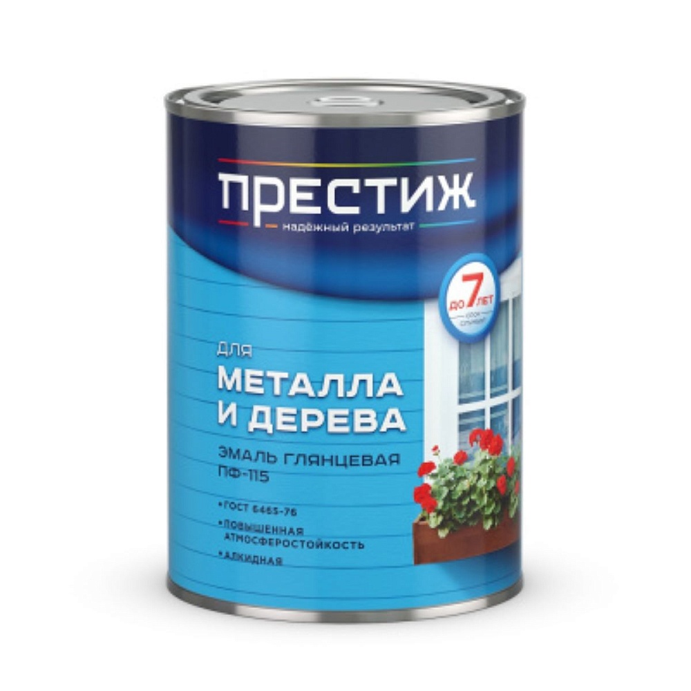 Эмаль ПФ-115 ПРЕСТИЖ синяя 1,9 кг (уп.6шт)
