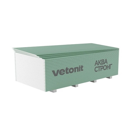 ГКЛ Vetonit Аква Стронг 2500х1200х15 мм (46)