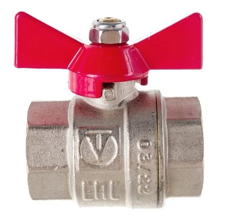 Кран шаровый BASE 1" в-в бабочка VALTEC