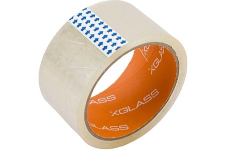 Скотч прозрачный 50 мм х 50 м X-GLASS 43мкм.(36)