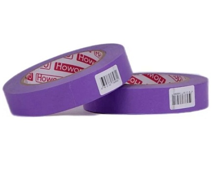 Малярная лента HOWARD (Delicate purple) 25ммх50м деликатная, фиолетовая (66)