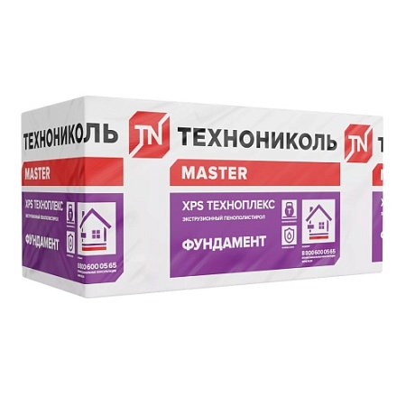 ТЕХНОНИКОЛЬ ТЕХНОПЛЕКС ФУНДАМЕНТ 1180х580х50мм 0,27376/8шт экструд. пенополистирол