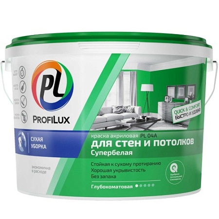 Краска Профилюкс PL-04А акриловая  7 кг