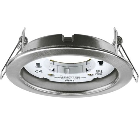 Точечный светильник GX53 IP20 хром Navigator