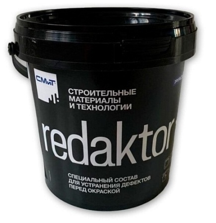 Шпатлёвка СМИТ (Semin) Redaktor 140 специальный состав для устранения дефектов перед окраской 1кг