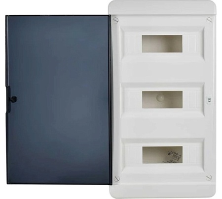 Щит пласт вст ЩРВ-П-36 36мод IP41 пр черн дв TEKFOR IEK