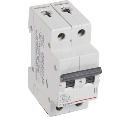 Авт. выкл. 2П 20А С 4,5кА Rx3 Legrand (6)