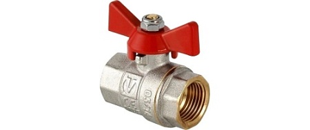 Кран шаровый BASE 3/4" в-в бабочкаVALTEC